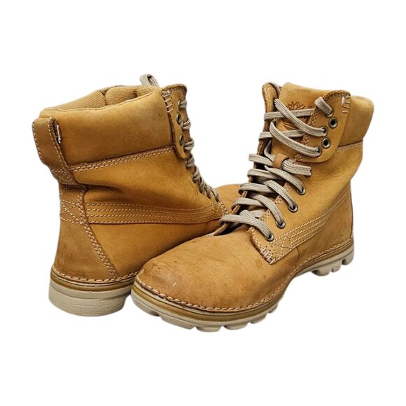 Timberland Brookton Women's Nubuck Leather Lace-up Hiking Combat Winter Boot - Picture 4 of 12